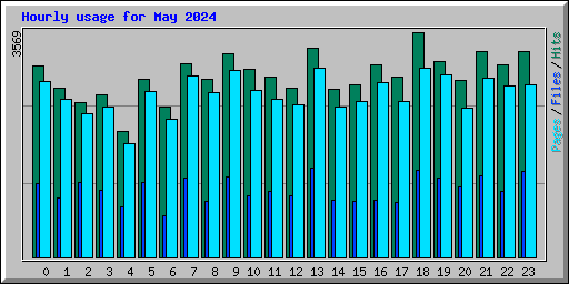 Hourly usage for May 2024