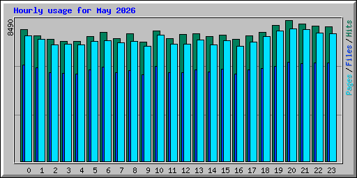 Hourly usage for May 2026